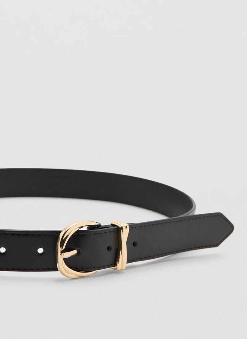 MANGO  Oval buckle belt for Women | Best Price UAE
